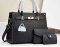 Bolso de mano de tres piezas Macaron, elegante y minimalista