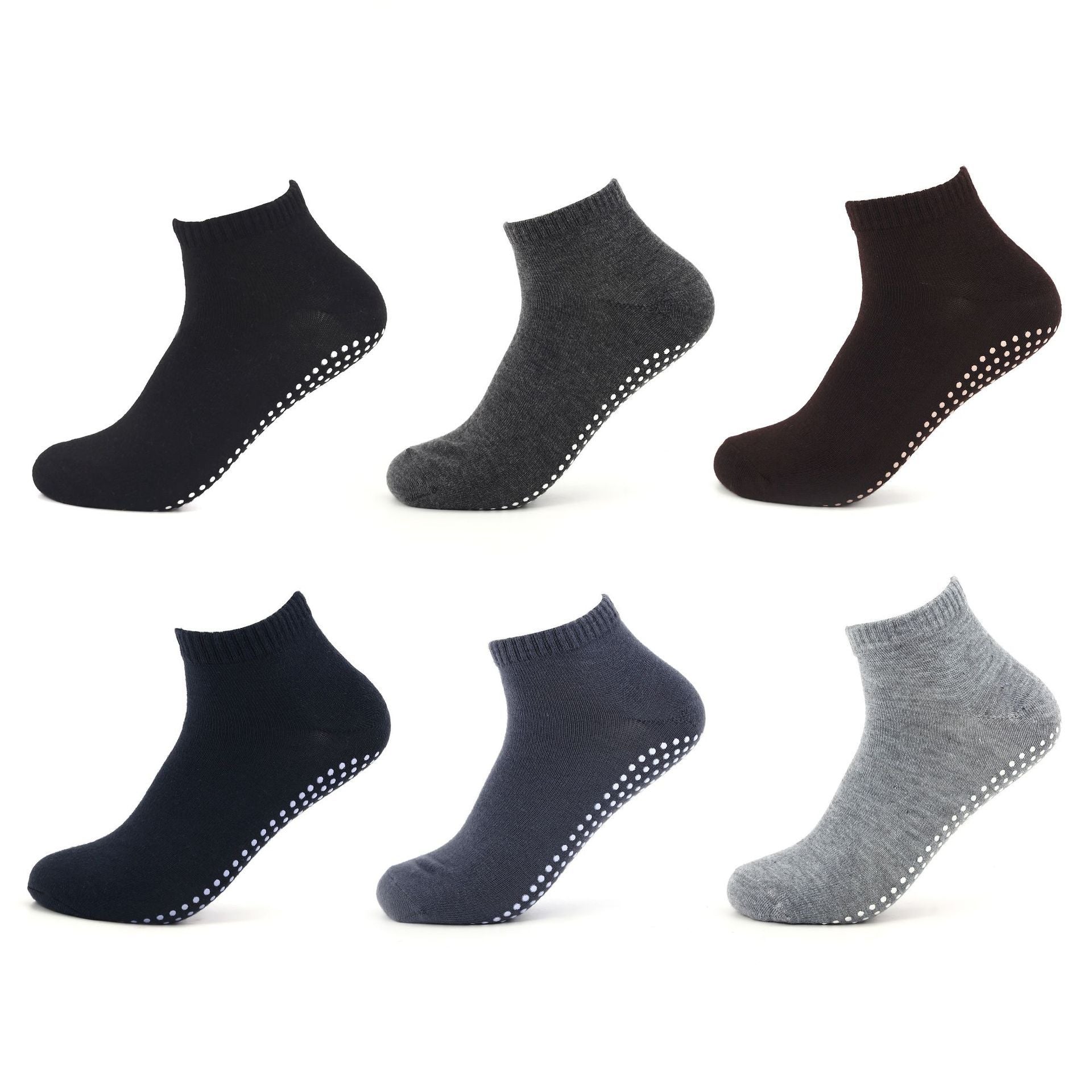 Calcetines de yoga invisibles y antideslizantes para hombre