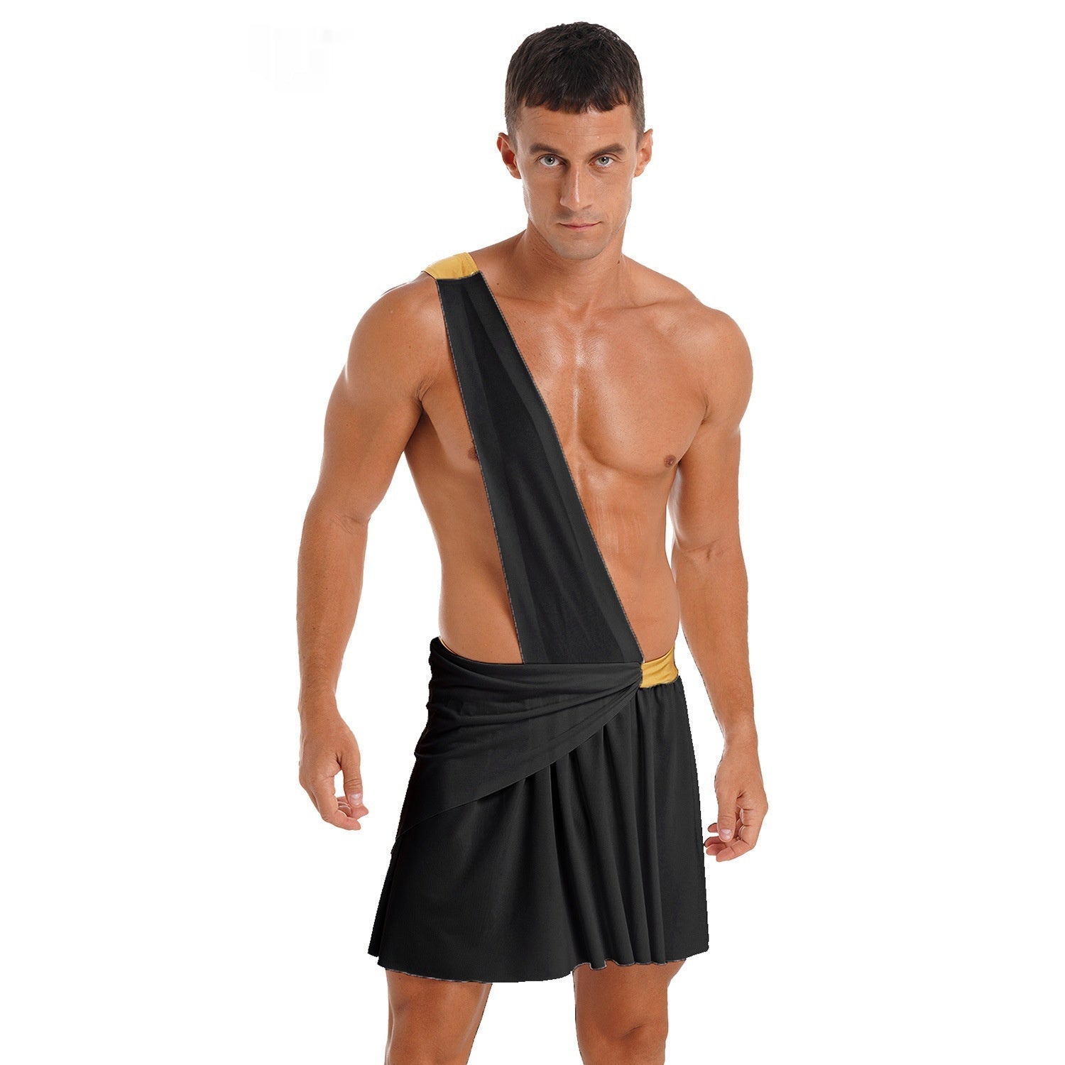 Disfraz de gladiador de dios griego antiguo para hombre
