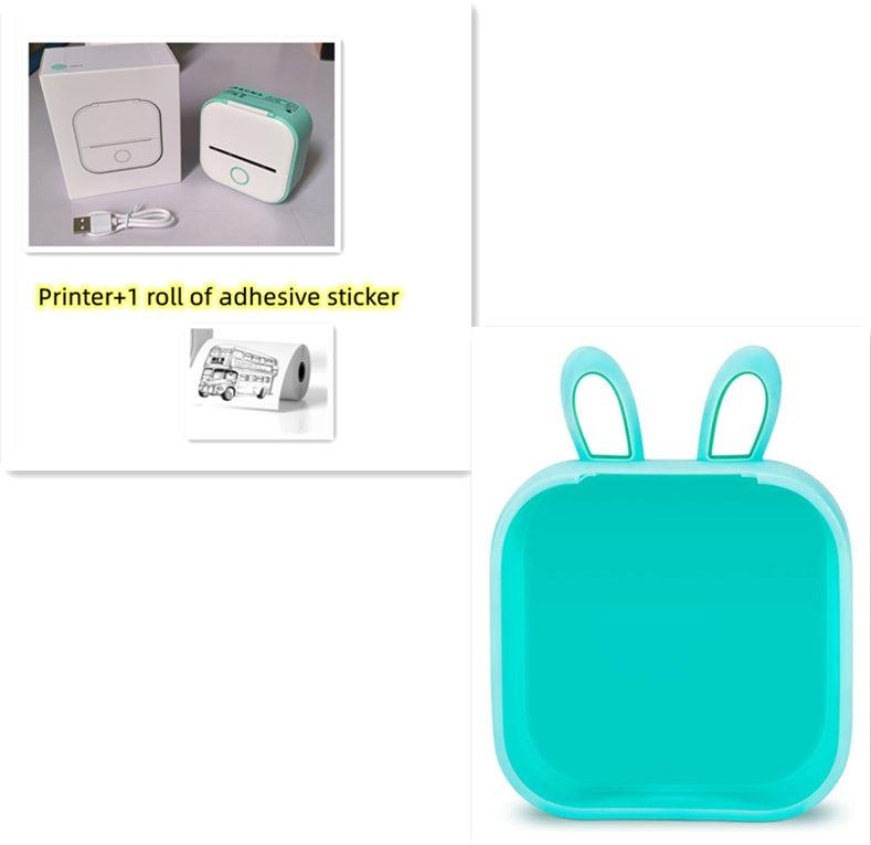 Mini impresora térmica portátil de etiquetas, impresora de fotos para el hogar, impresora de preguntas incorrectas para estudiantes, mini impresora de etiquetas compatible con Bluetooth, etiqueta de precio