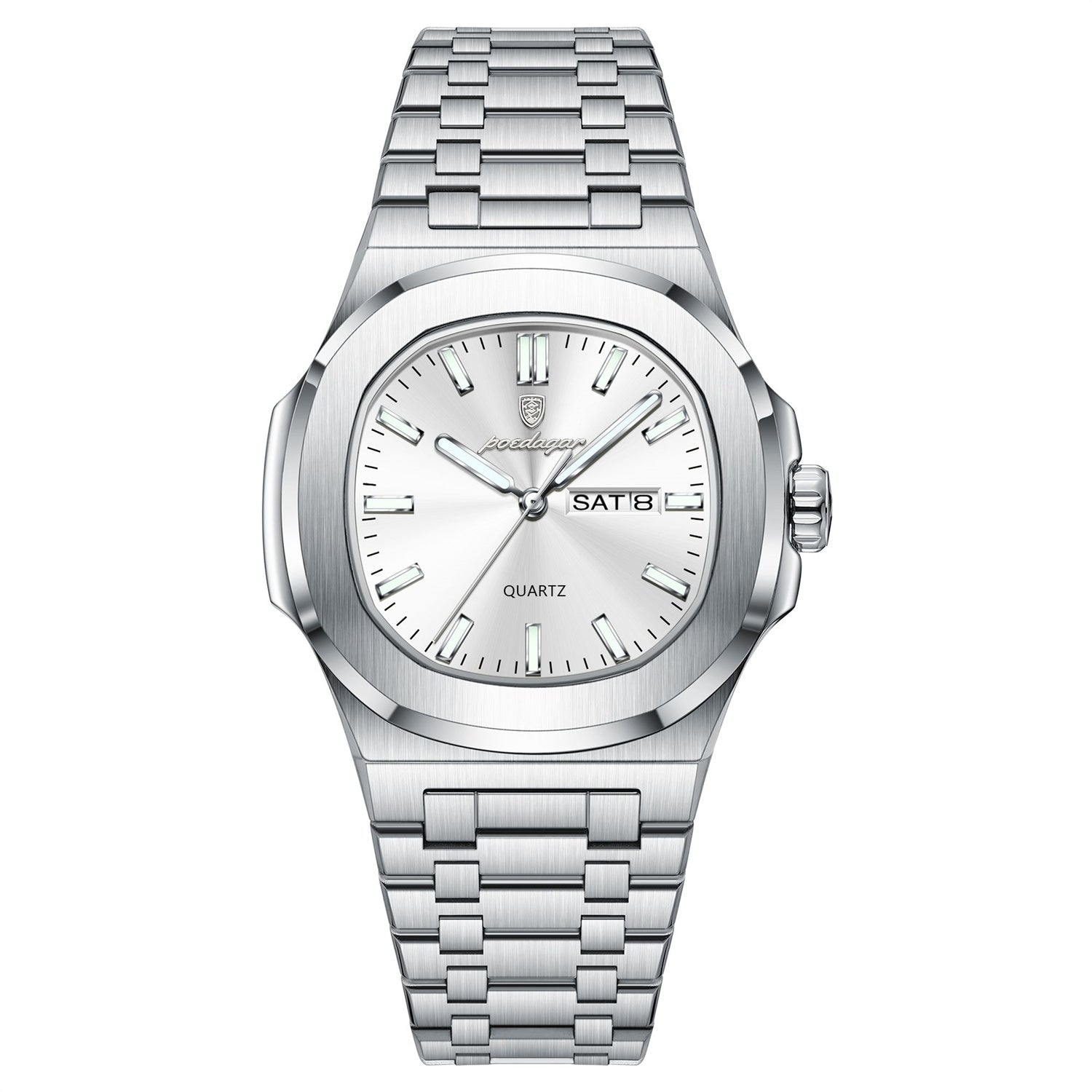 Reloj automático para hombre, resistente al agua y luminoso.