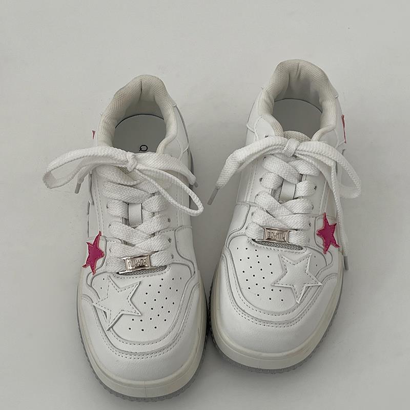 Zapatillas bajas versátiles de alta gama con punta redonda de estilo coreano para mujer