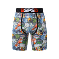 Calzoncillos bóxer con estampado digital para hombre, pantalones cortos casuales con personalidad