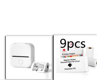 Mini impresora térmica portátil de etiquetas, impresora de fotos para el hogar, impresora de preguntas incorrectas para estudiantes, mini impresora de etiquetas compatible con Bluetooth, etiqueta de precio
