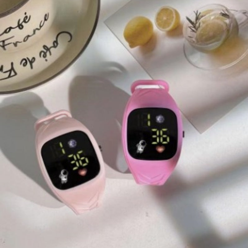 Reloj electrónico inteligente, moderno, elegante y minimalista para niños y niñas.