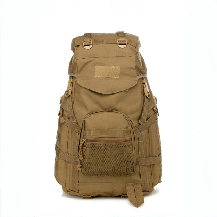 Mochila de camuflaje de 60 l para camping, senderismo, viajes y ciclismo.