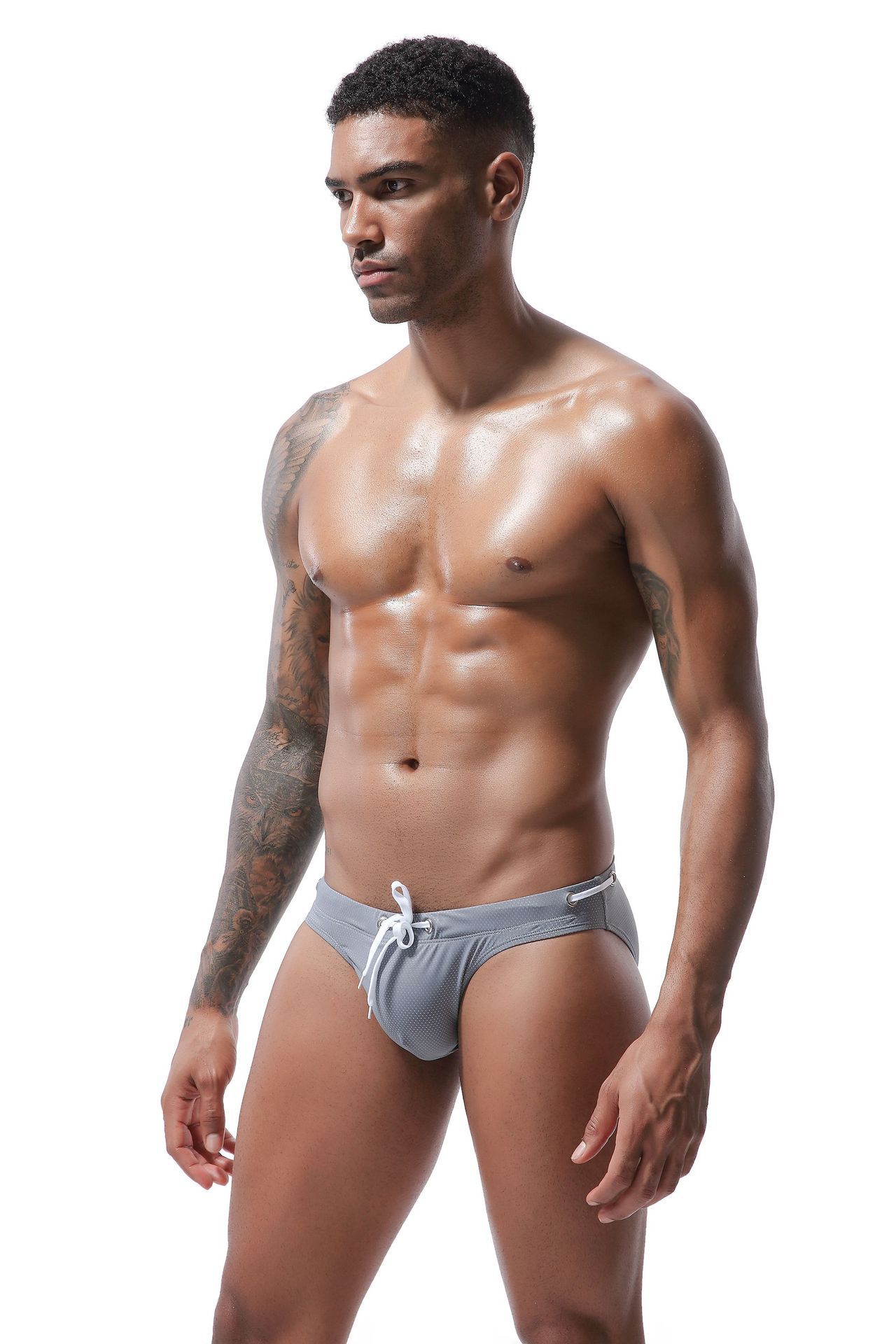 Bañador estampado para hombre con tirantes