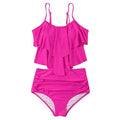 Ruffled Bikini Set Women Flounce Two Piece Swimsuit Beach Summer