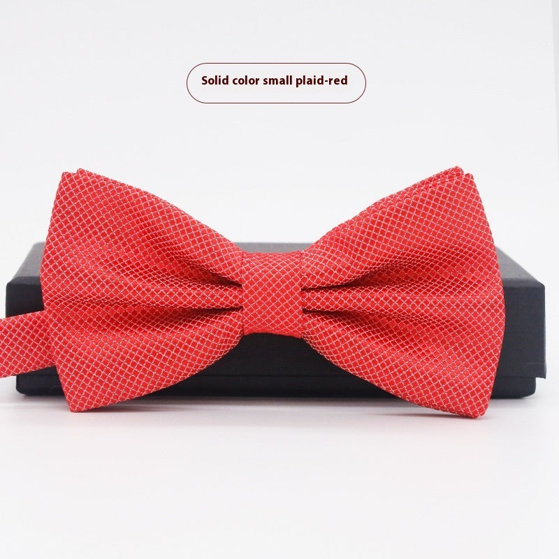 Corbata de lazo para novio, de color liso, para boda, negocios, informal, para hombre