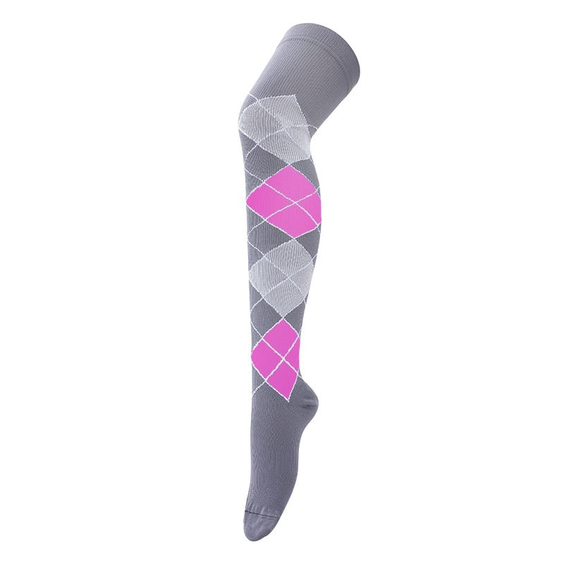 New Outdoor Elastic Sports Running Cycling Long Compression Socks