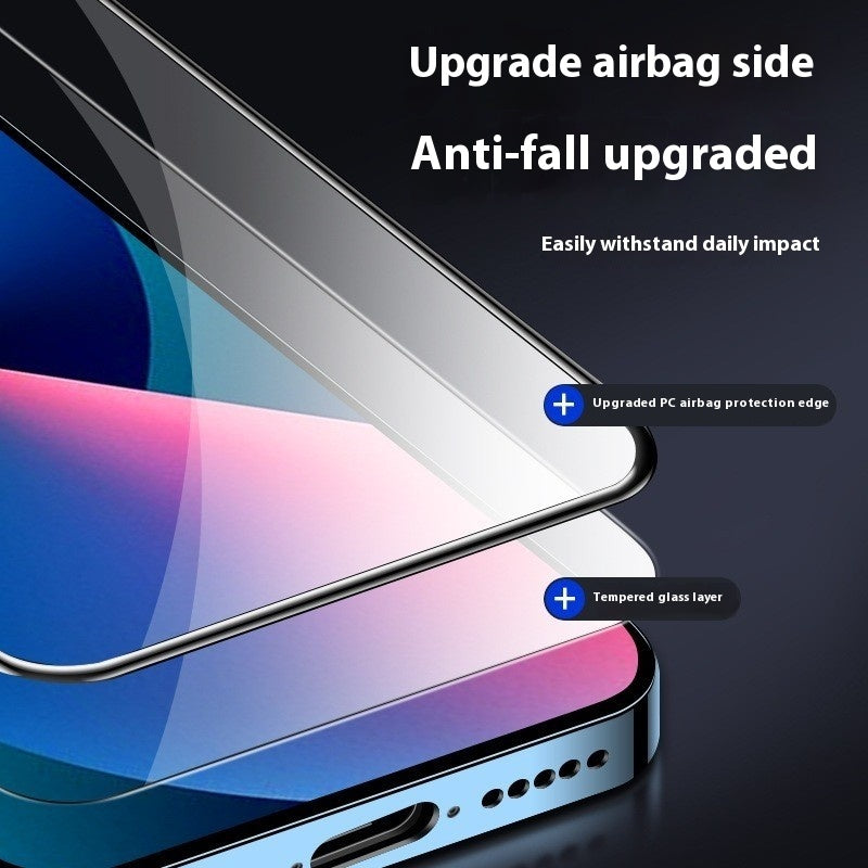 Protector de pantalla de vidrio templado con airbag para teléfono móvil de pantalla completa