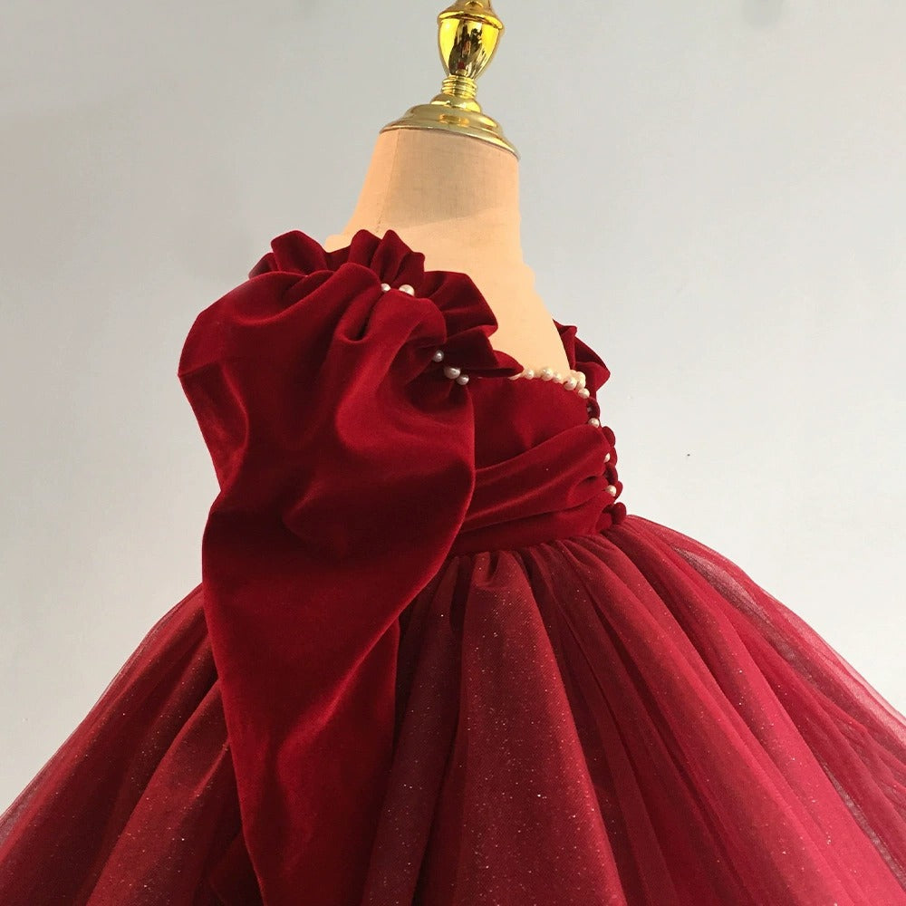 Vestido largo de princesa para niñas