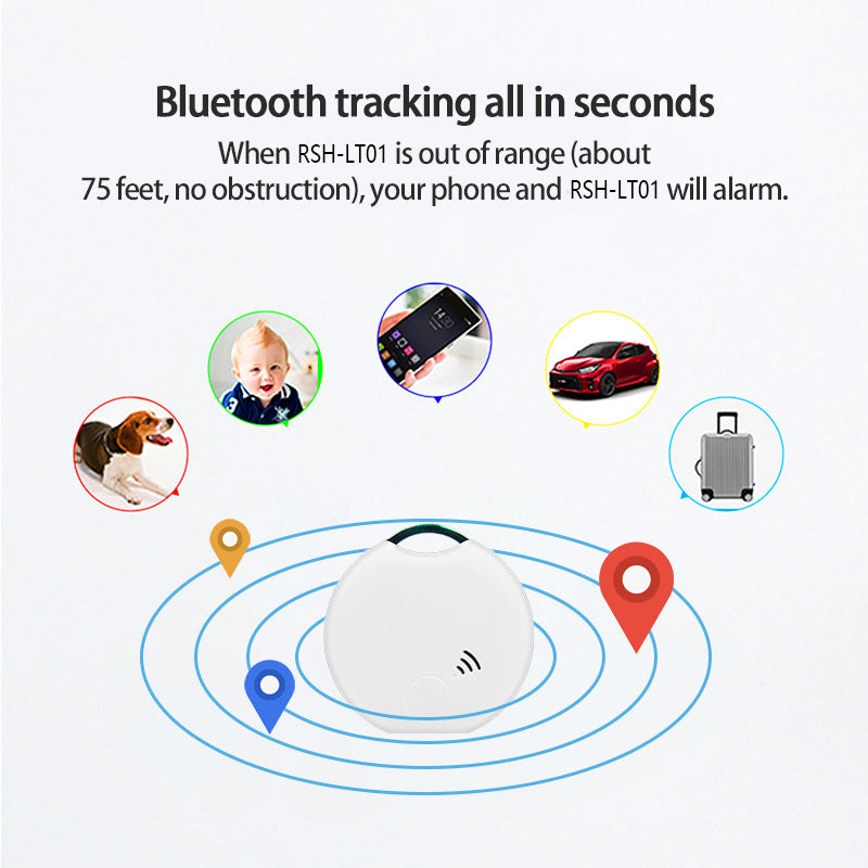 Rastreador inteligente de ubicación para mascotas con Bluetooth neutro y antipérdida