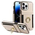 Estuche flexible para teléfono con cámara y anillo