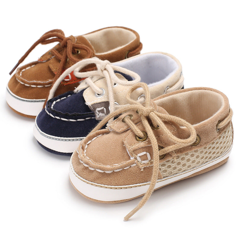 Zapatos de bebé con suela suave para niños pequeños