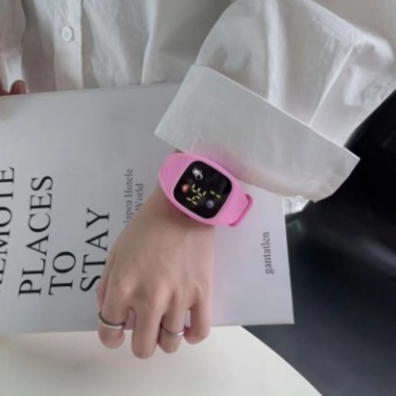 Reloj electrónico inteligente, moderno, elegante y minimalista para niños y niñas.