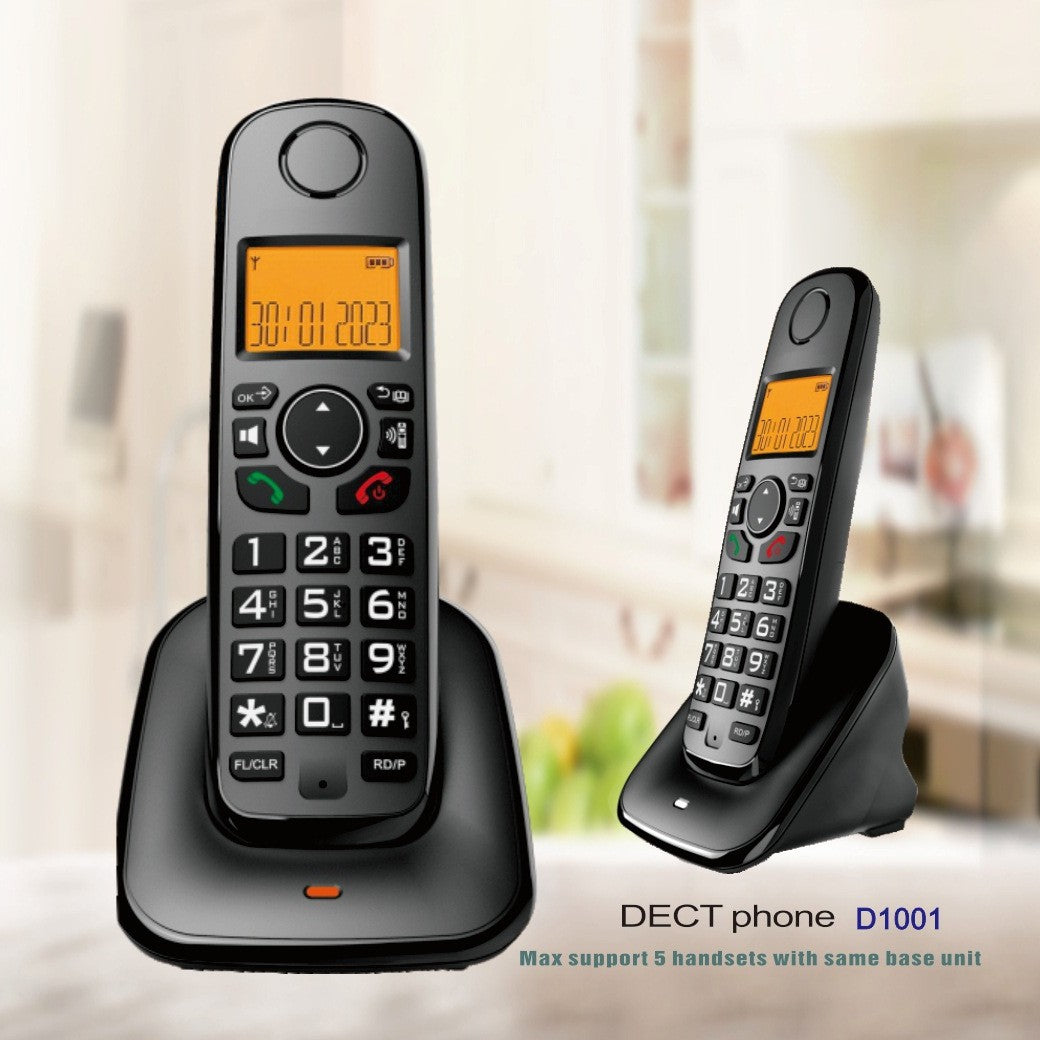 Teléfono DECT digital inalámbrico para oficina y hogar