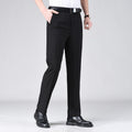 Mens Casual Solid-color Loose Straight-leg Pants