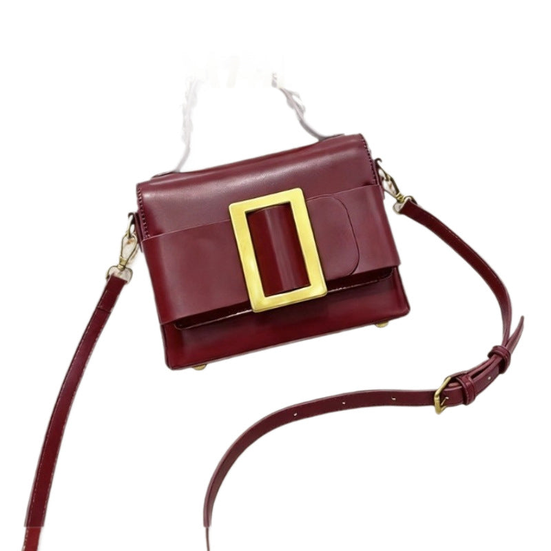 Bolso bandolera elegante de charol de alta gama para mujer