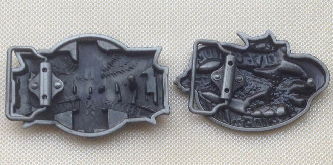 Fashionable American-style Belt Buckle With An Eagle Head Design