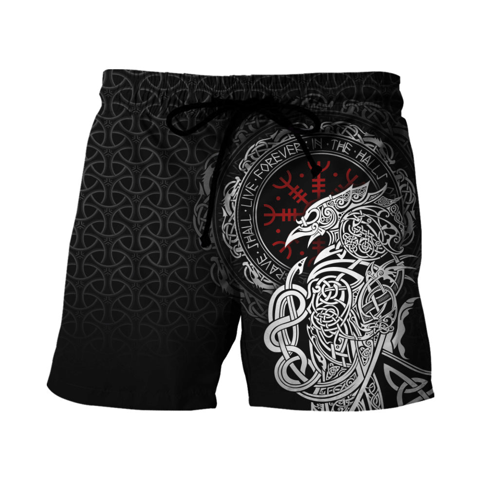 Pantalones cortos de playa casuales y versátiles para hombre para verano