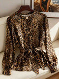 Loose-fit Chic Chiffon Blouse For Women