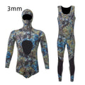 Split Diving Suit Split Men's Hooded Cold-proof Warm Surfing Suit Diving Suit Long Sleeve