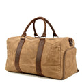 Men's One-shoulder Portable Training Dry Wet Separation Swimming Large Capacity Canvas Luggage Travel Bag