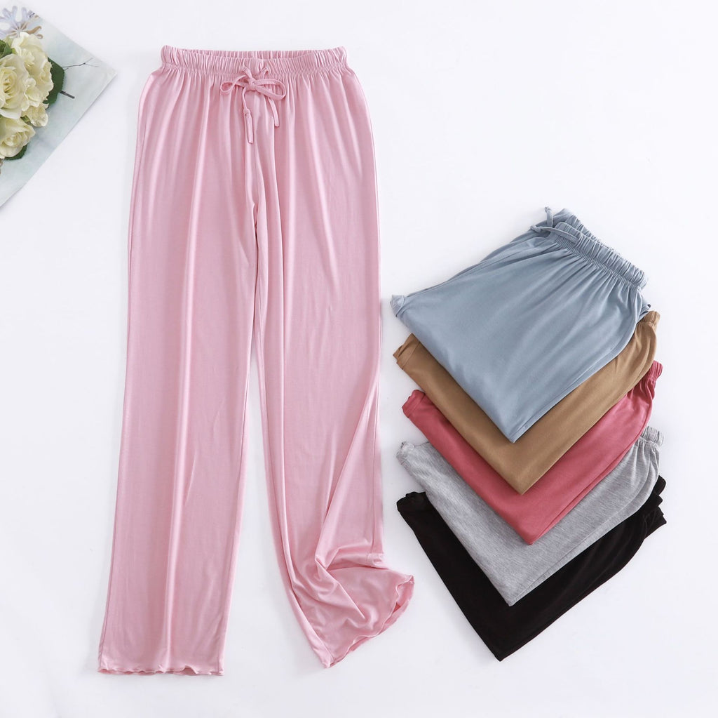 Pantalones de pijama ligeros de modal para estar en casa