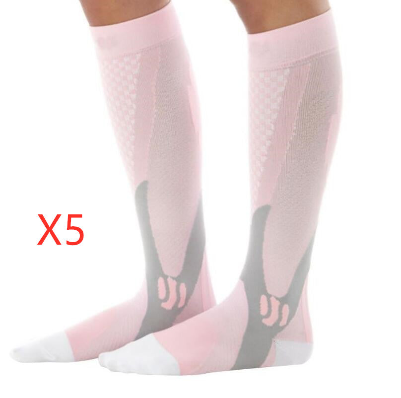 Calcetines de compresión para hombre y mujer. El mejor ajuste deportivo graduado para correr, viajar, volar, aumentar la resistencia, la circulación y la recuperación.