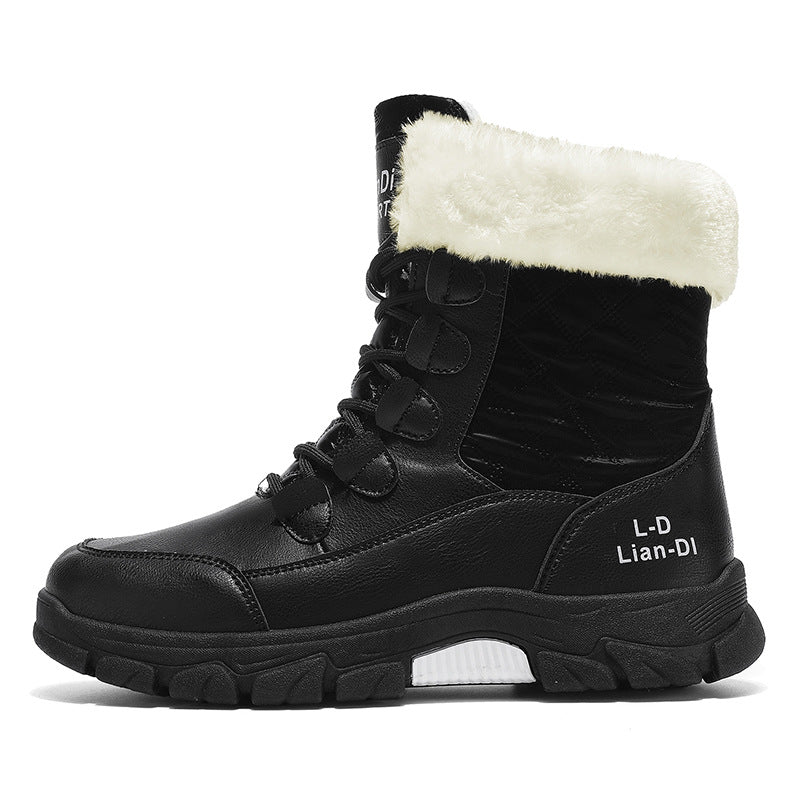 Nuevas botas de estilo británico con forro polar para hombre