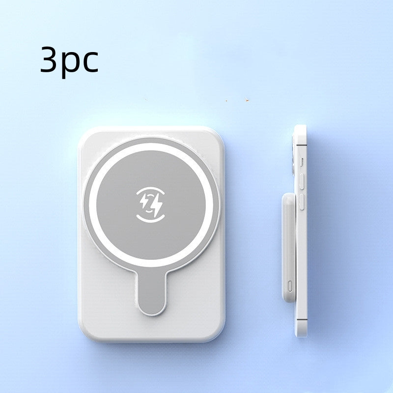 Mini banco de energía inalámbrico magnético de carga rápida de 5000 mAh portátil
