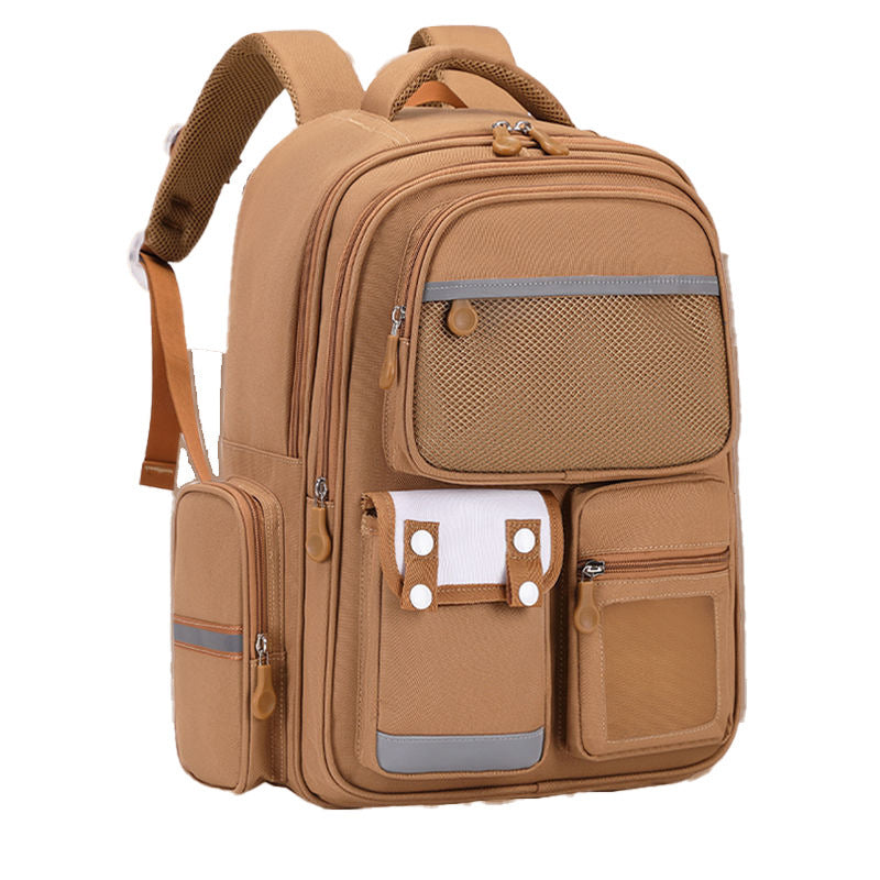 Cartoon Water Dolphin Kapibala Elementary School Backpack