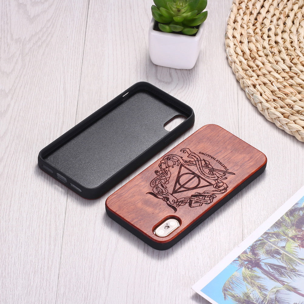 Wooden phone case Women Casual Fashion Everyday Streetwear