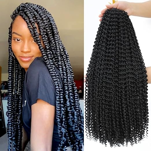 Water Wave Crochet Braiding Hair LongBohemian Curly Style Suitable For Butterfly Braids AndFaux Braids 60 Grams Multiple Styling Options AvailableHD Frontal Wig