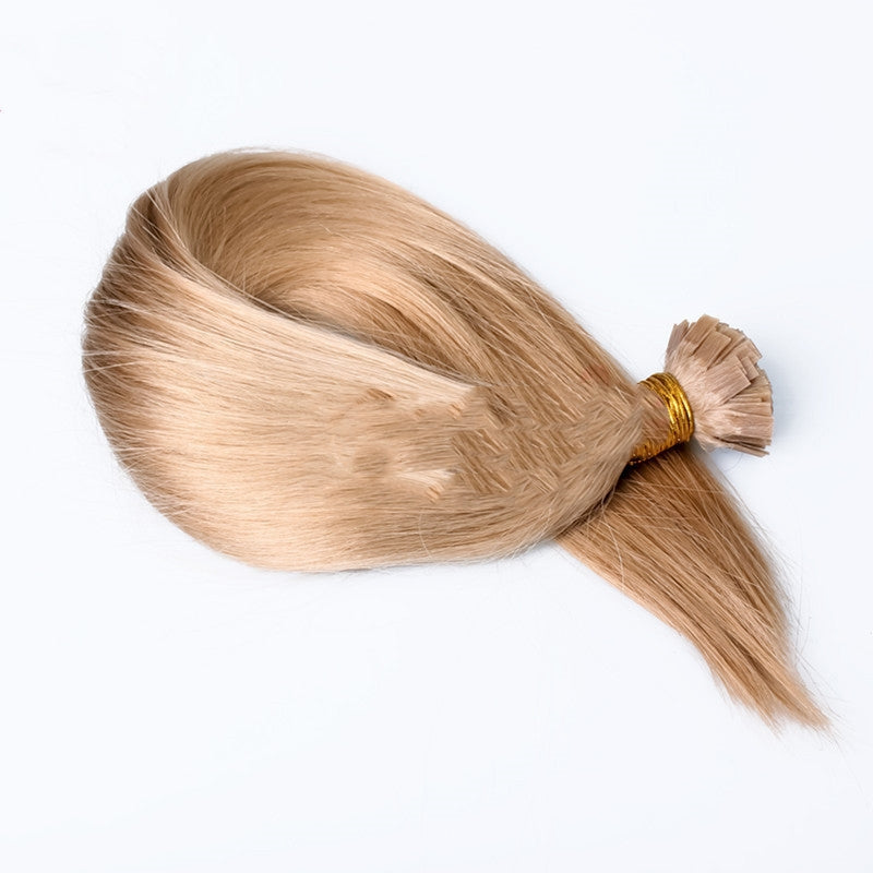Extensiones de cabello con reflejos de color nano planos de cabello real