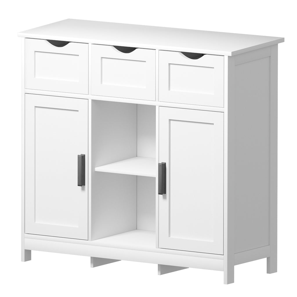 Armarios con cajones y estantes, para sala de estar, dormitorio y baño, decoración del hogar, color blanco.