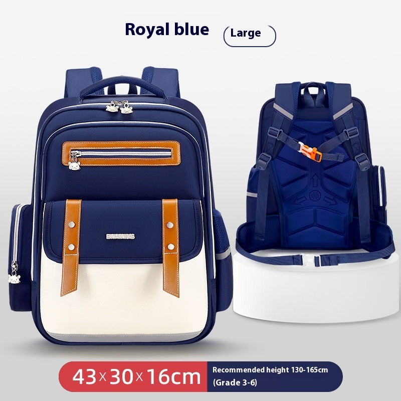 Mochila escolar de tela Oxford para niños de gran capacidad