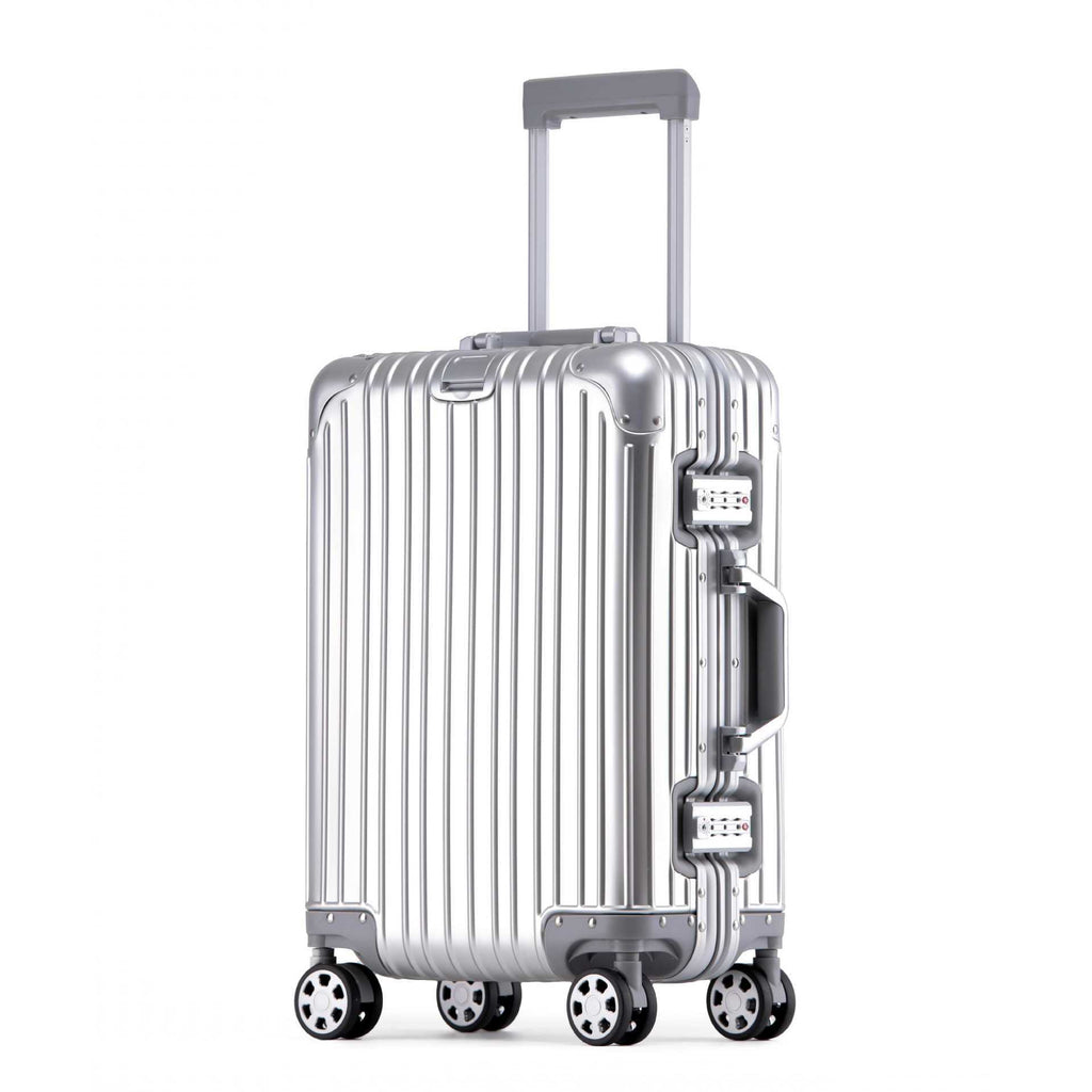 Equipaje de viaje de aleación de aluminio y magnesio resistente a caídas