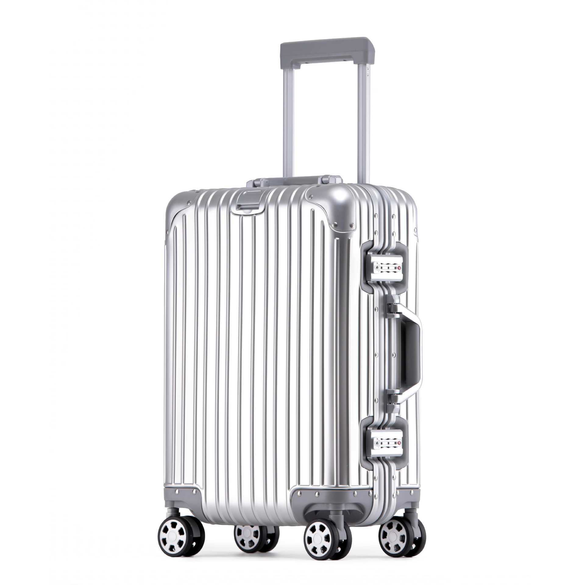 Equipaje de viaje de aleación de aluminio y magnesio resistente a caídas