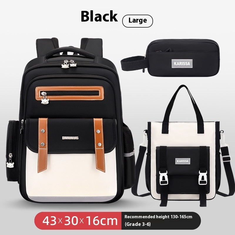 Mochila escolar de tela Oxford para niños de gran capacidad