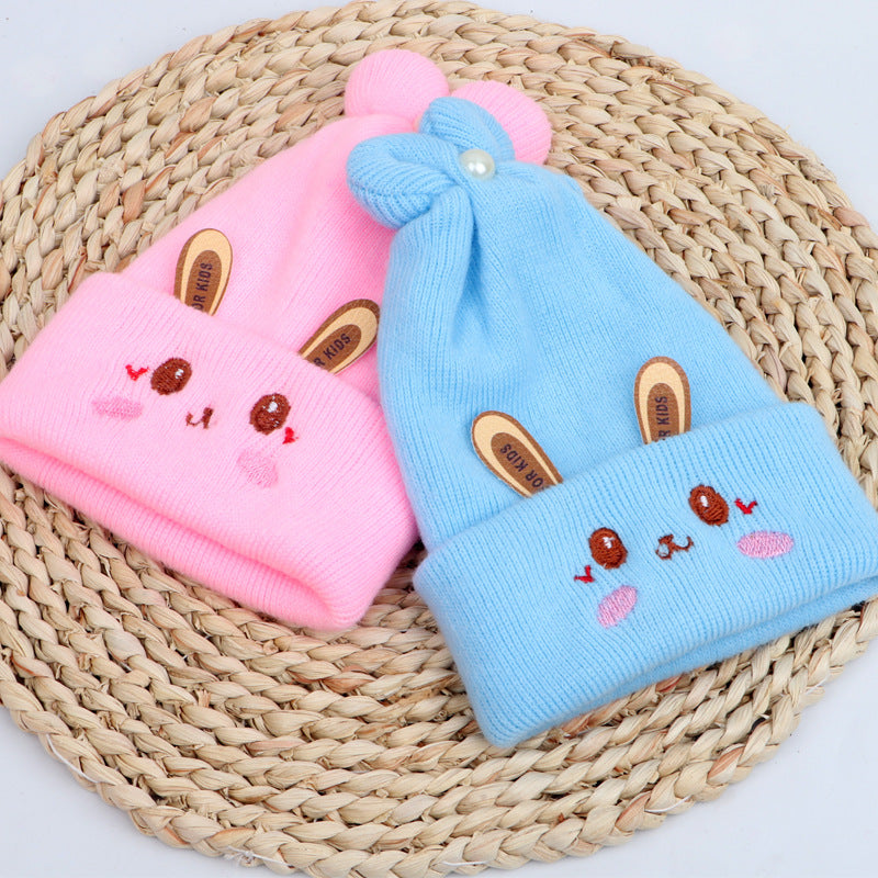 Gorros de lana para bebés recién nacidos de otoño e invierno