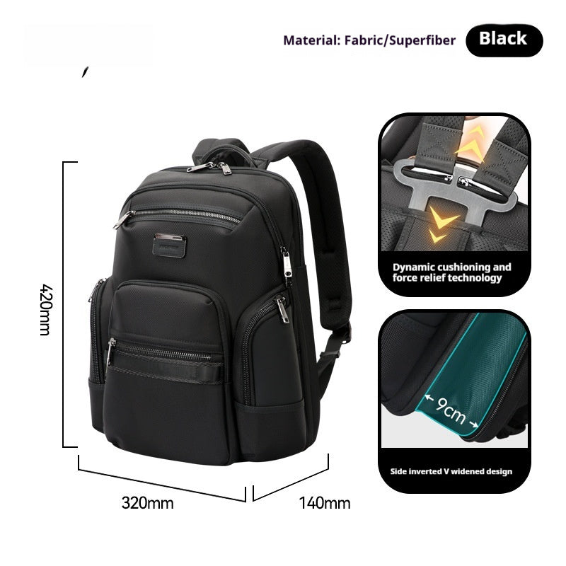 Business Load-Reducing Large-Capacity Water-Resistant Backpack