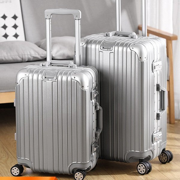 Equipaje de viaje de aleación de aluminio y magnesio resistente a caídas