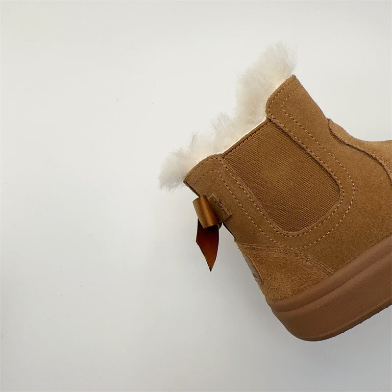 Botas de algodón con pelo integrado para niños