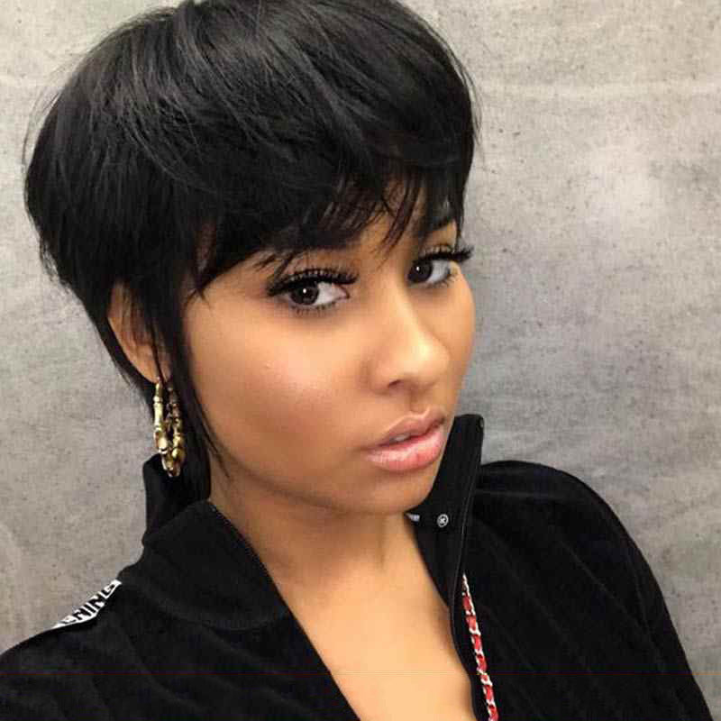 Belleza europea, estilo bob negro