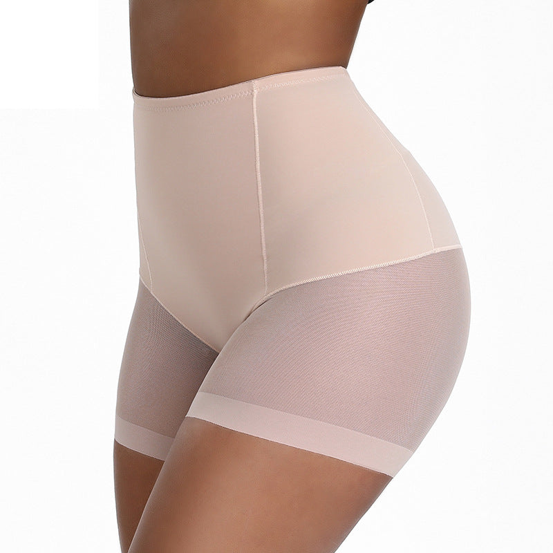 Pantalones de control de abdomen de tiro medio para mujer, ultrafinos, que se ajustan a la cintura, estilo bóxer