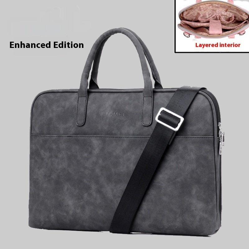 Bolso para portátil de piel sintética para mujer