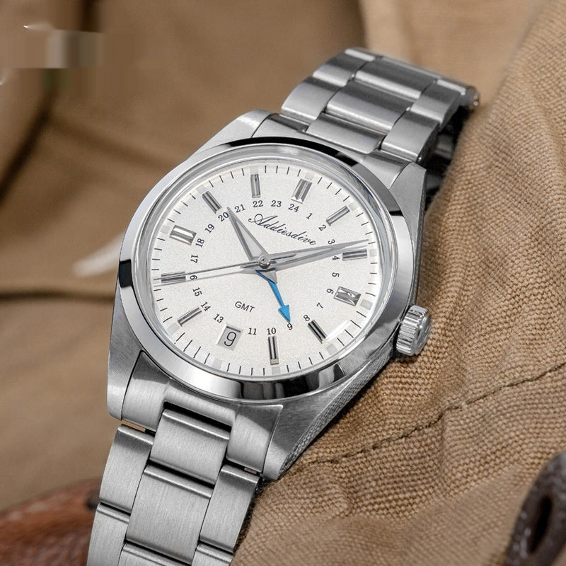 Reloj de cuarzo resistente al agua para hombre, de moda y de negocios.