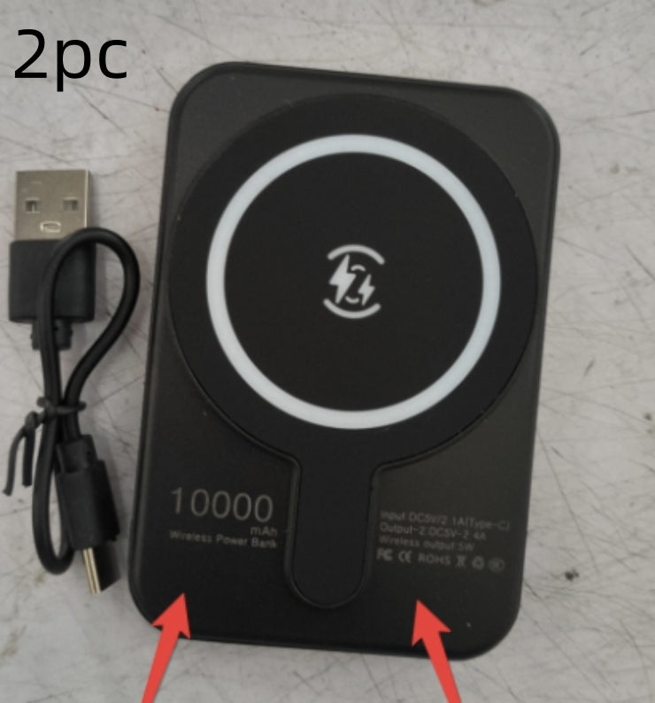 Mini banco de energía inalámbrico magnético de carga rápida de 5000 mAh portátil